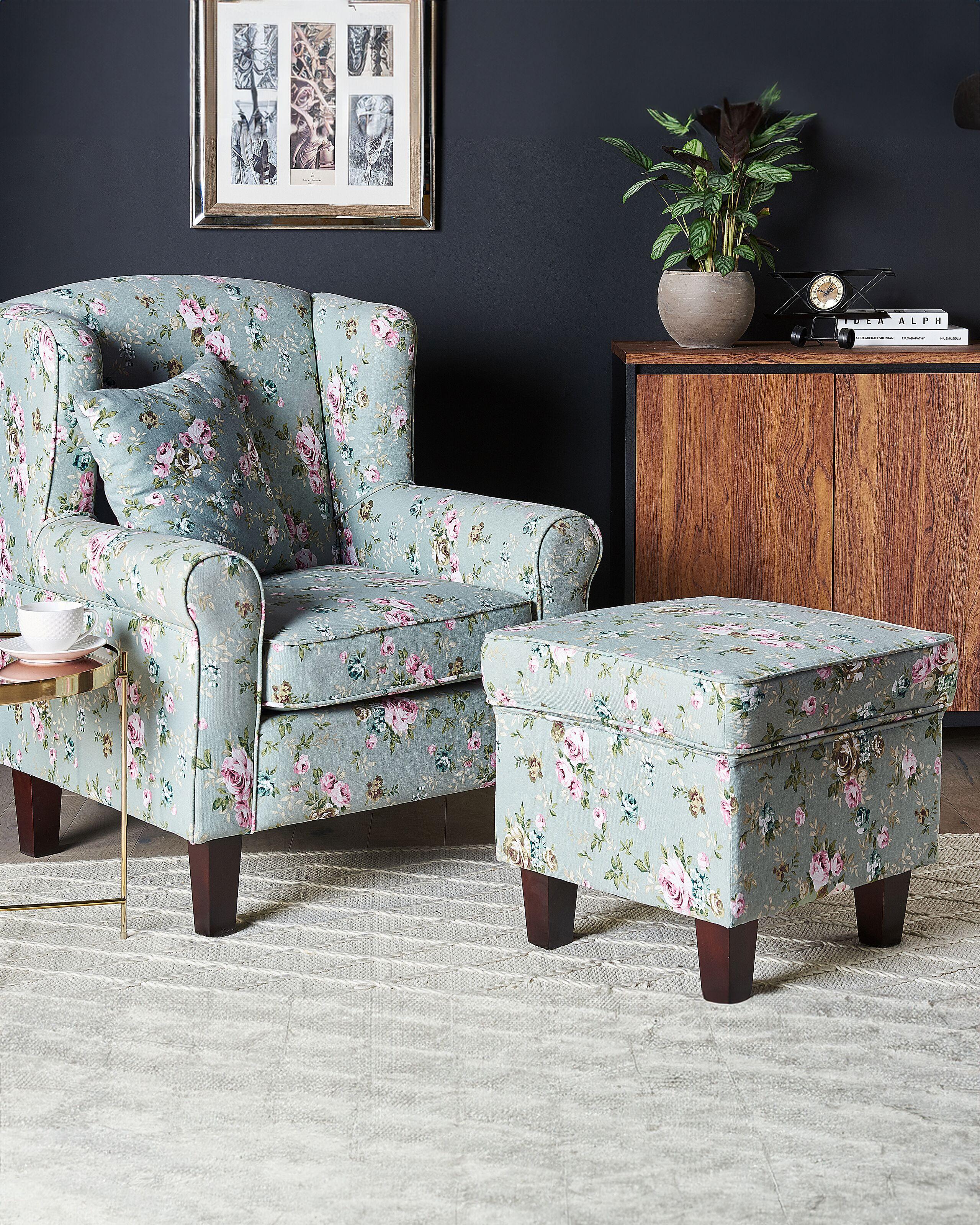 Beliani Ohrensessel aus Polyester Retro HAMAR
