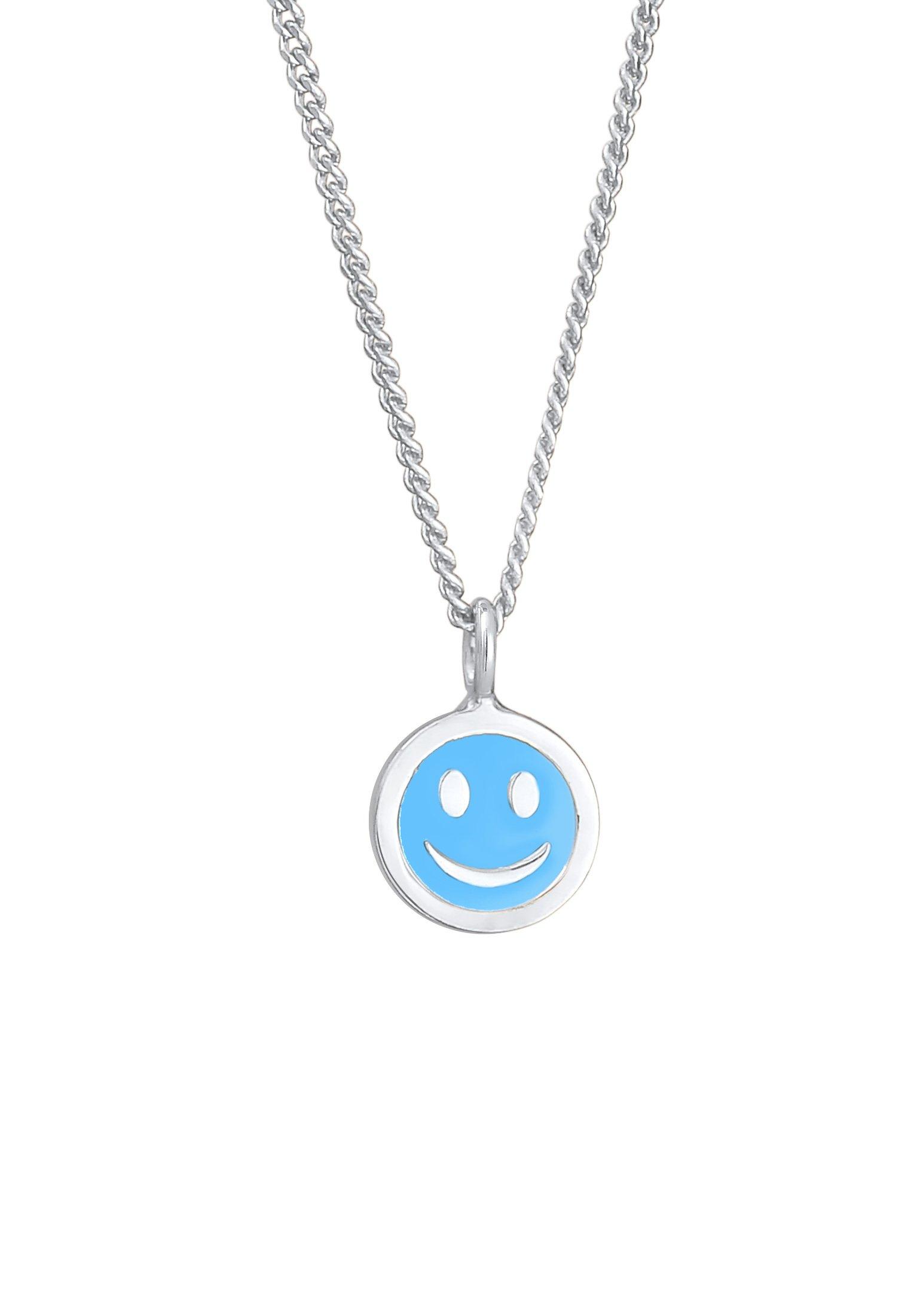 Elli Halskette Mit Smile-Motif Emaille