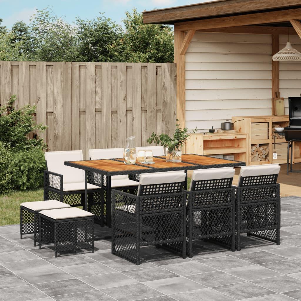 VidaXL Garten essgruppe poly-rattan