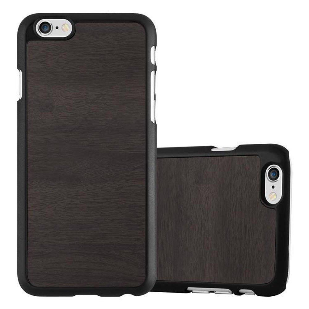 Cadorabo Hülle für Apple iPhone 6 PLUS 6S PLUS Hard Case in Holz Optik