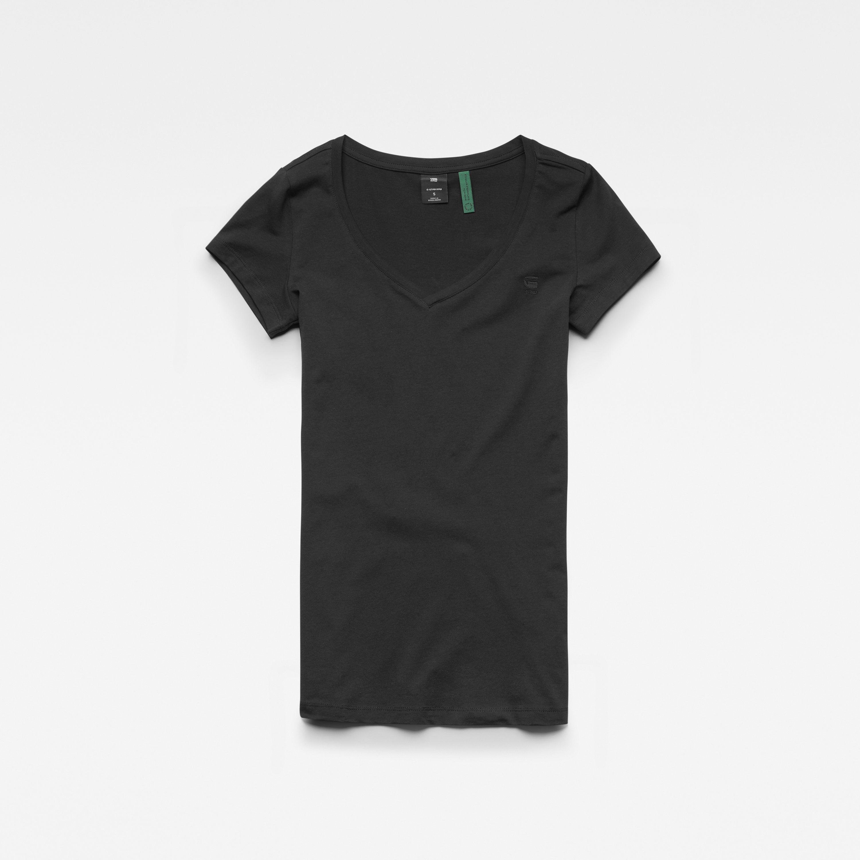 G-STAR Bae V-Neck Cap Sleeve T-Shirt