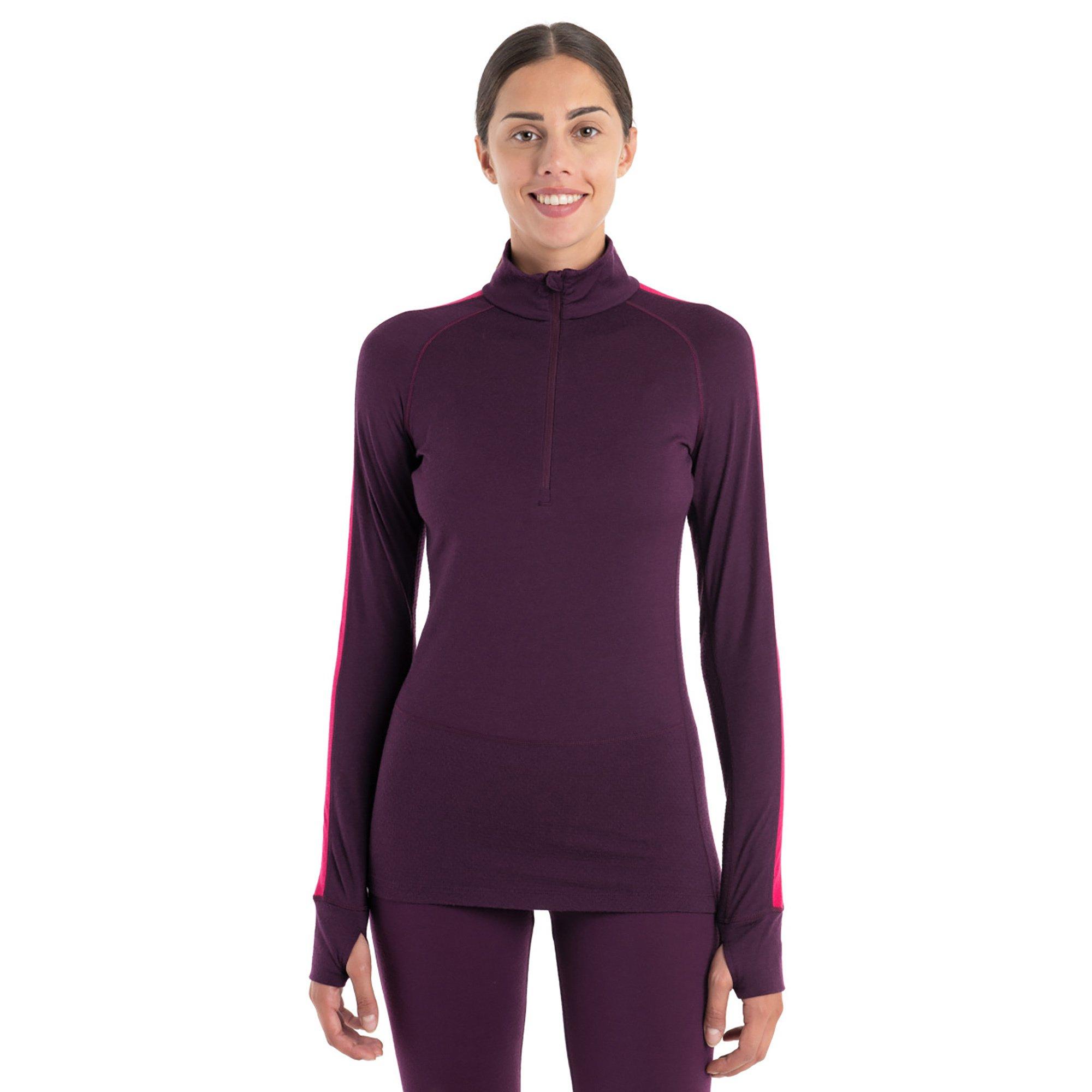 Icebreaker Mer ZoneKnit 200 LS Half Zip Thermoshirt, Half-Zip, langarm