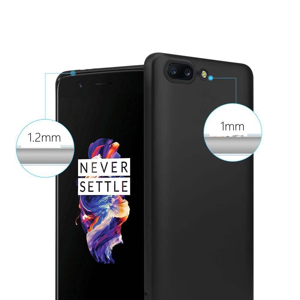 Cadorabo Hülle für OnePlus 5 TPU Silikon Matt