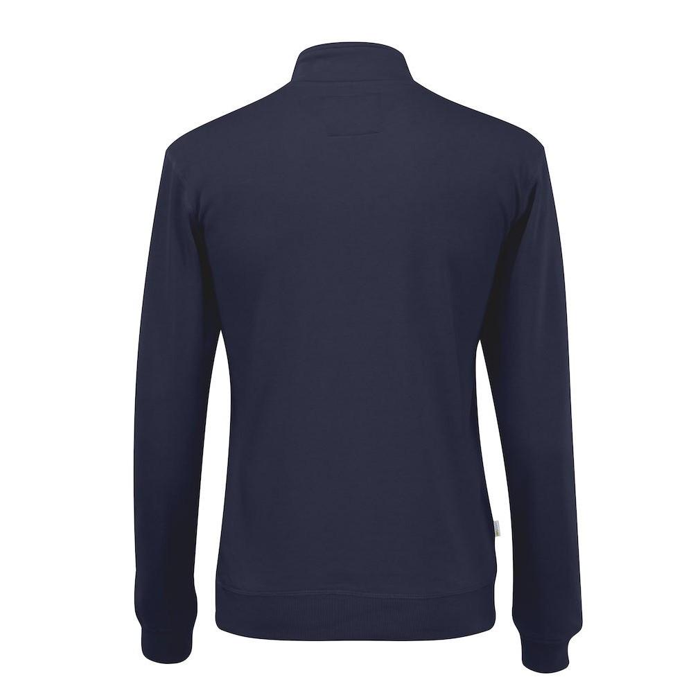 Cottover Sweatshirt mit halbem Reißverschluss