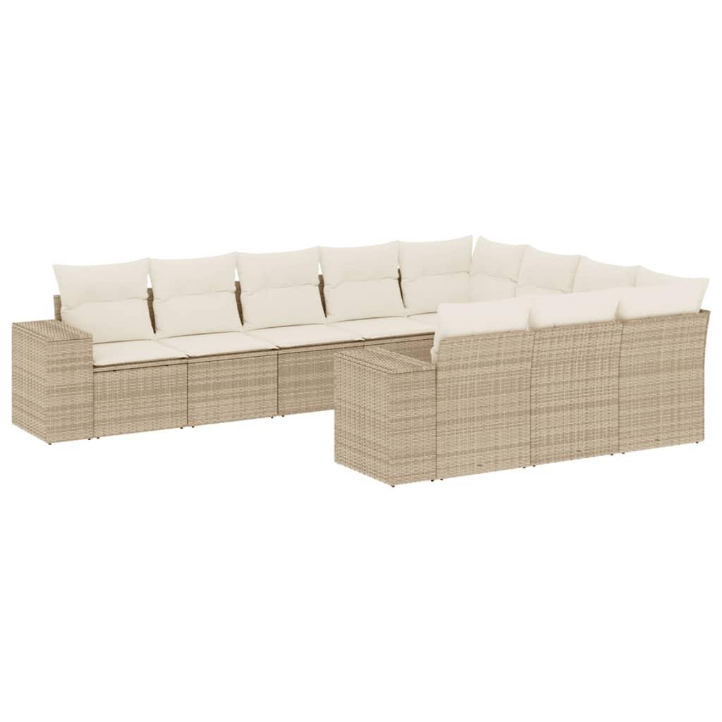 VidaXL Garten sofagarnitur poly-rattan