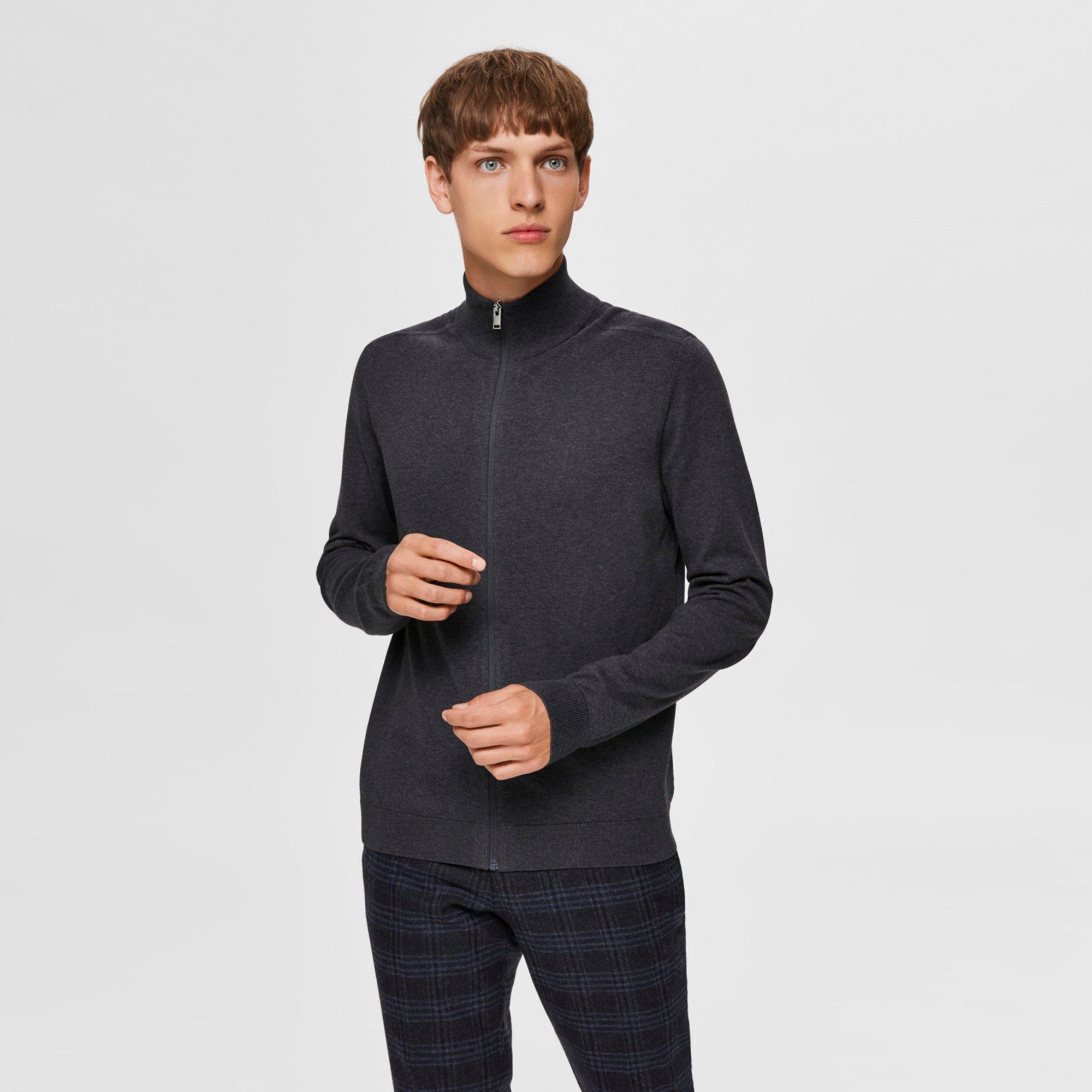 SELECTED BERG CARDGIAN Zip Pullover