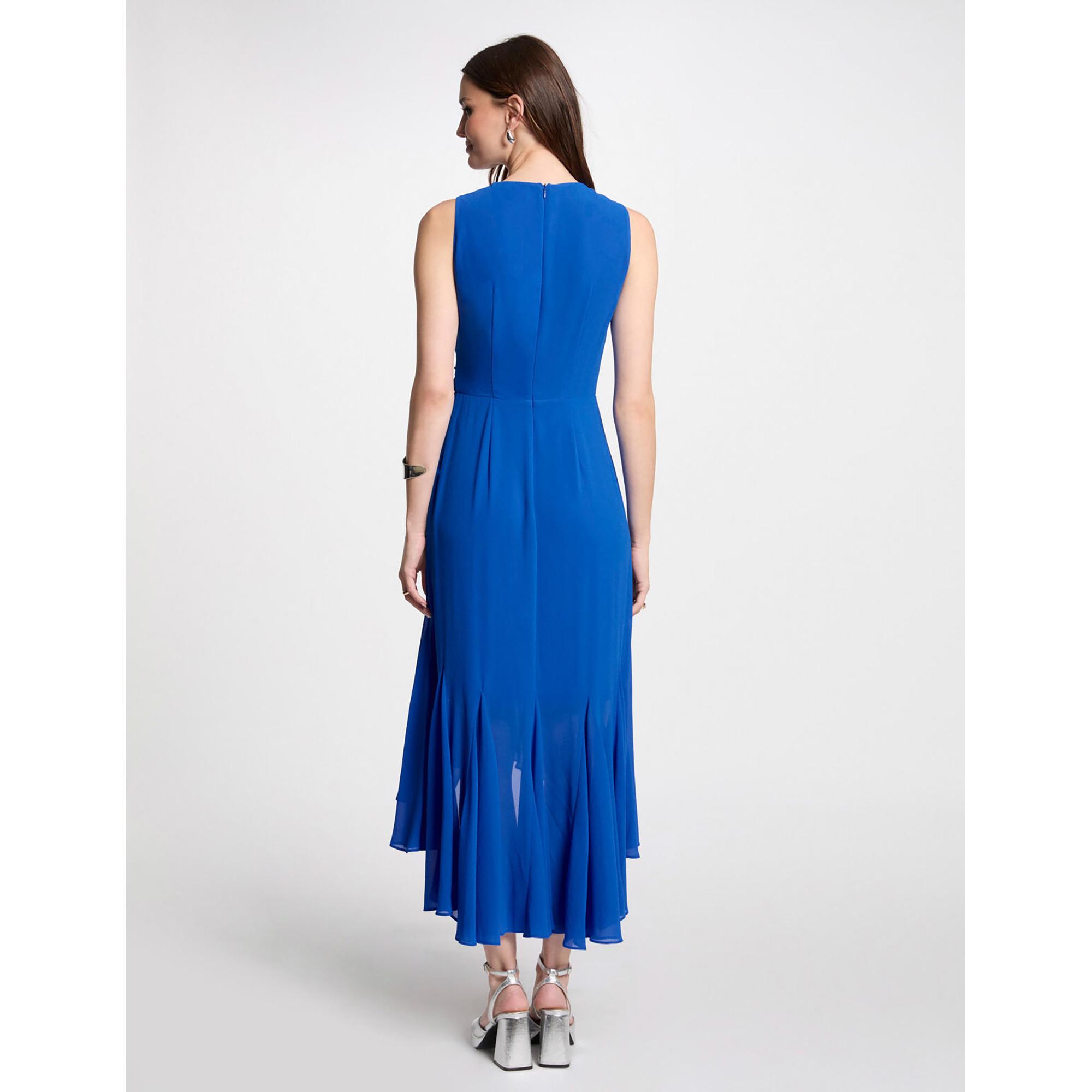 MORGAN Midi V-Ausschnitt Ärmelloses Kleid
