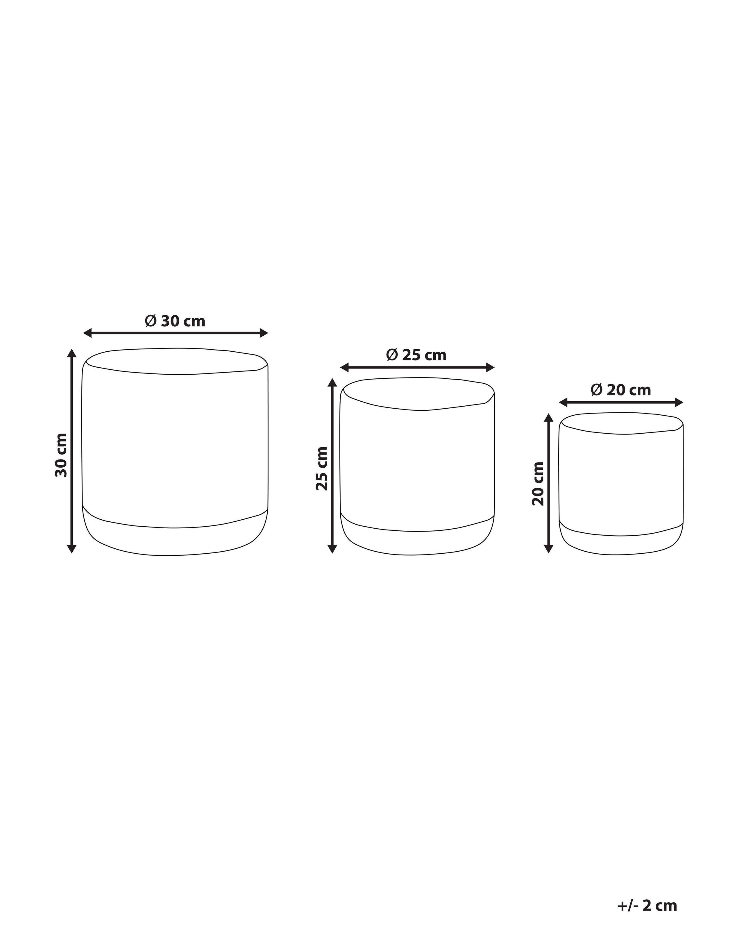 Beliani Korb aus Baumwolle Boho BASIMA