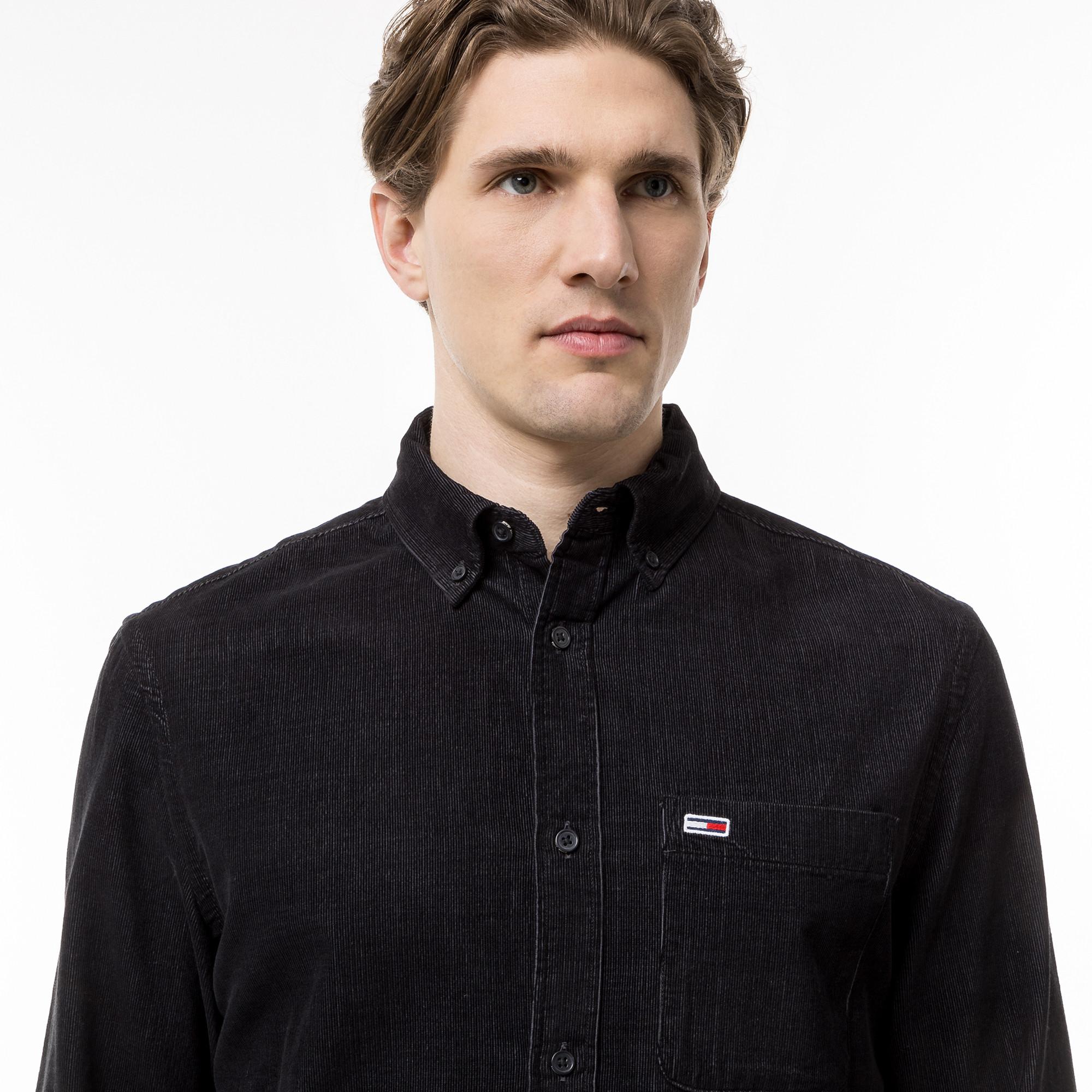 TOMMY JEANS Cord Langarm Hemd