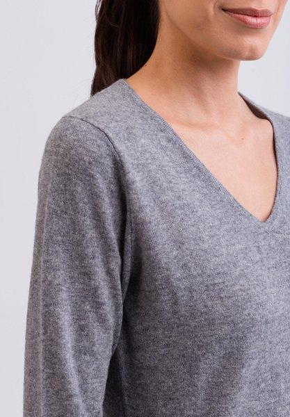 CASH-MERE.CH Kaschmir V-Ausschnitt Pullover