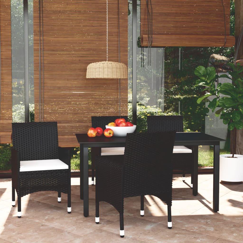 VidaXL Essgruppe poly-rattan