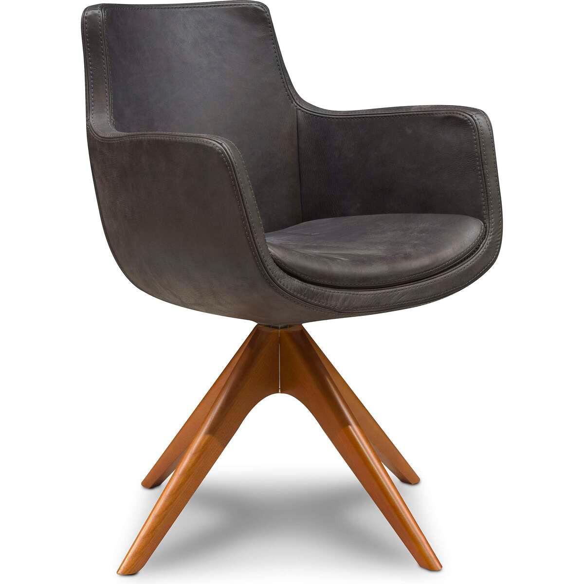 mutoni Armlehnstuhl Annabel Africa Superblack Sternfuss Holz