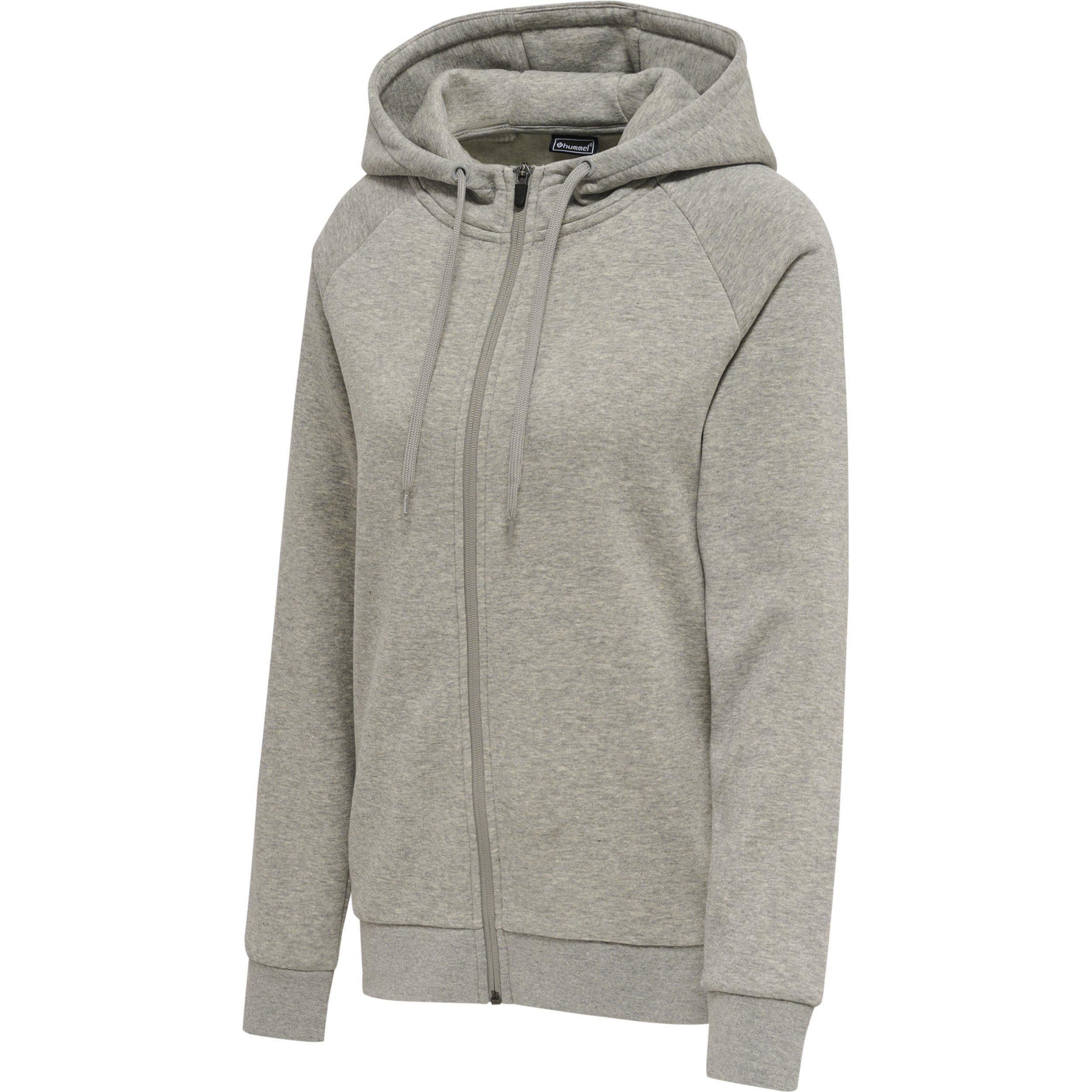 Hummel kapuzenpuover mit reißverschuss, damen humme red cassic
