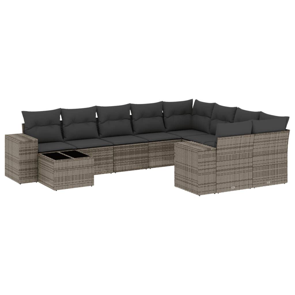 VidaXL Garten sofagarnitur poly-rattan
