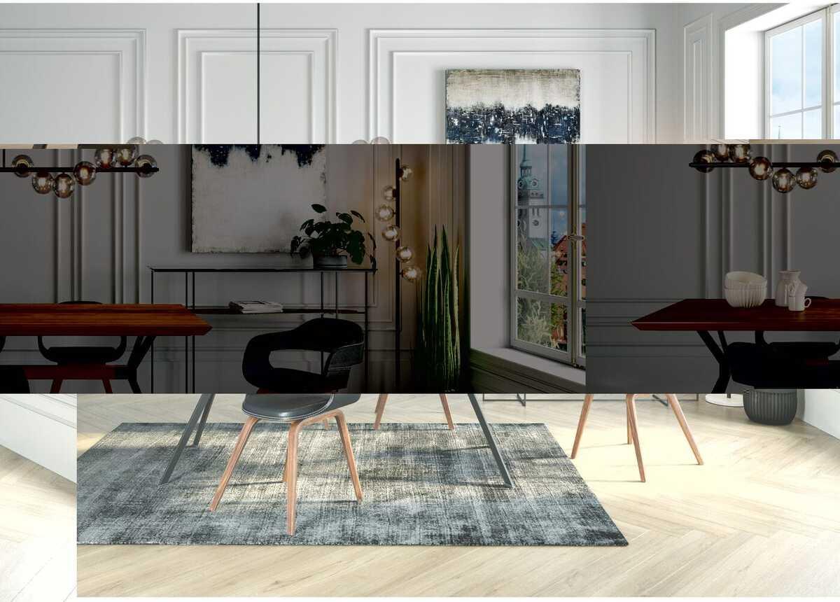 KARE Design Tisch Downtown Walnuss 220x100