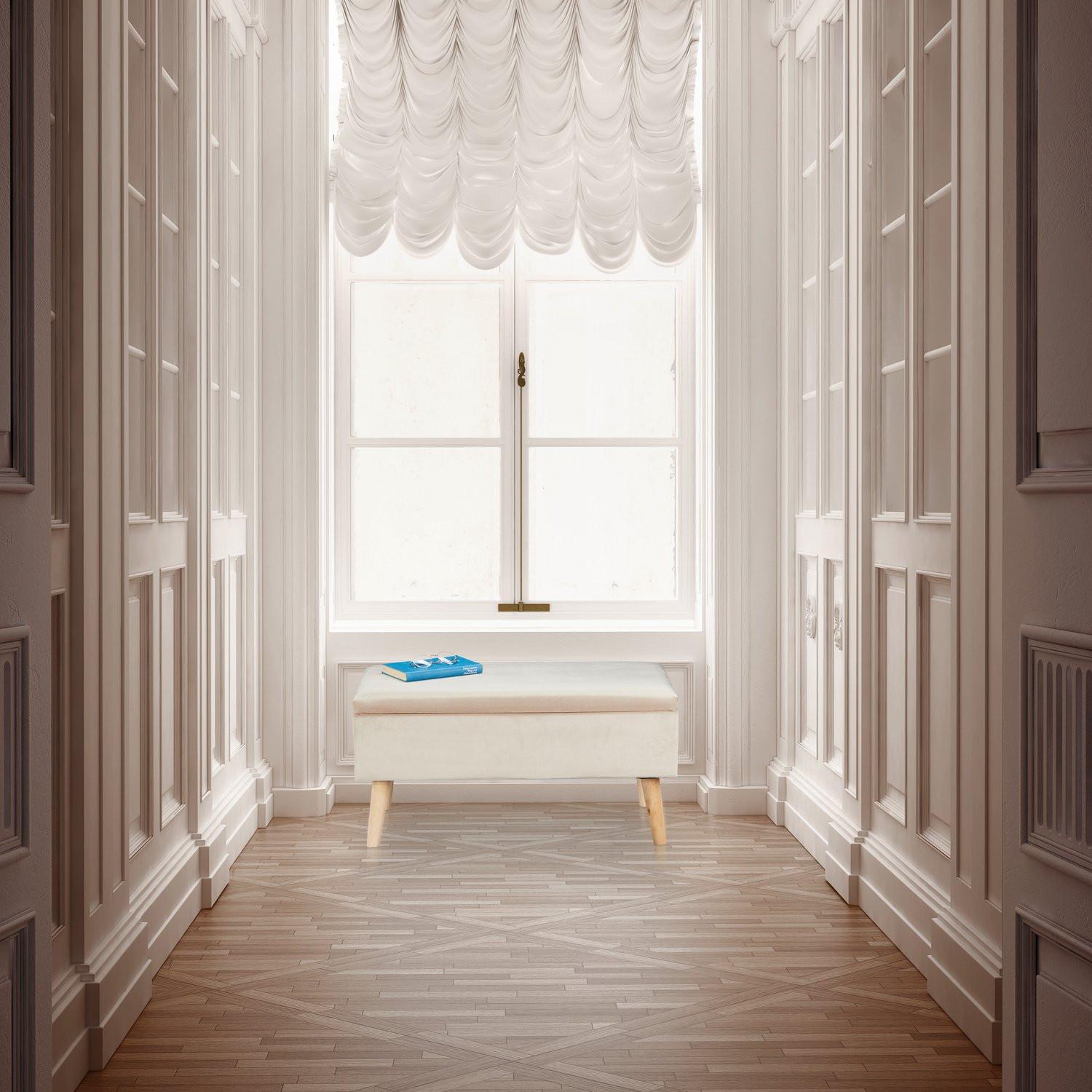 B2X Aufbewahrungsbank aus Samt