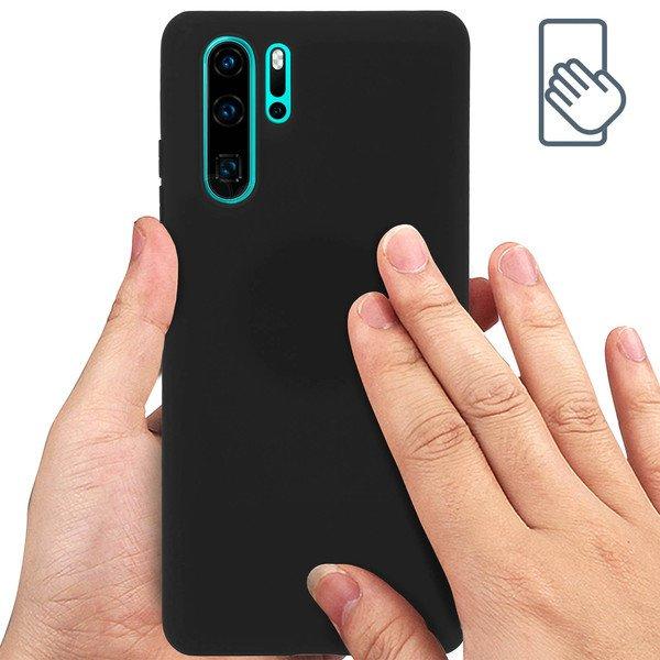 Avizar Huawei P30 Pro Soft Touch Hülle Schwarz