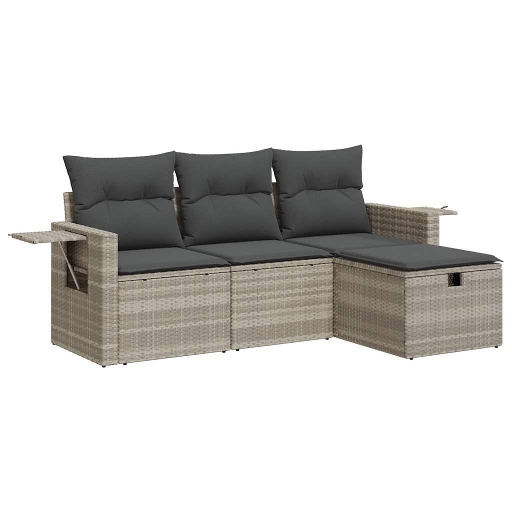 VidaXL Gartensofa set poly-rattan