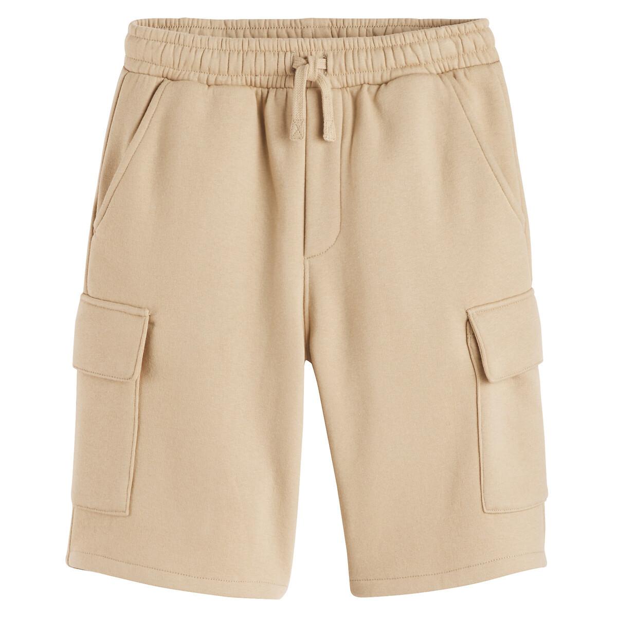La Redoute Collections Sweatshorts mit Cargotaschen