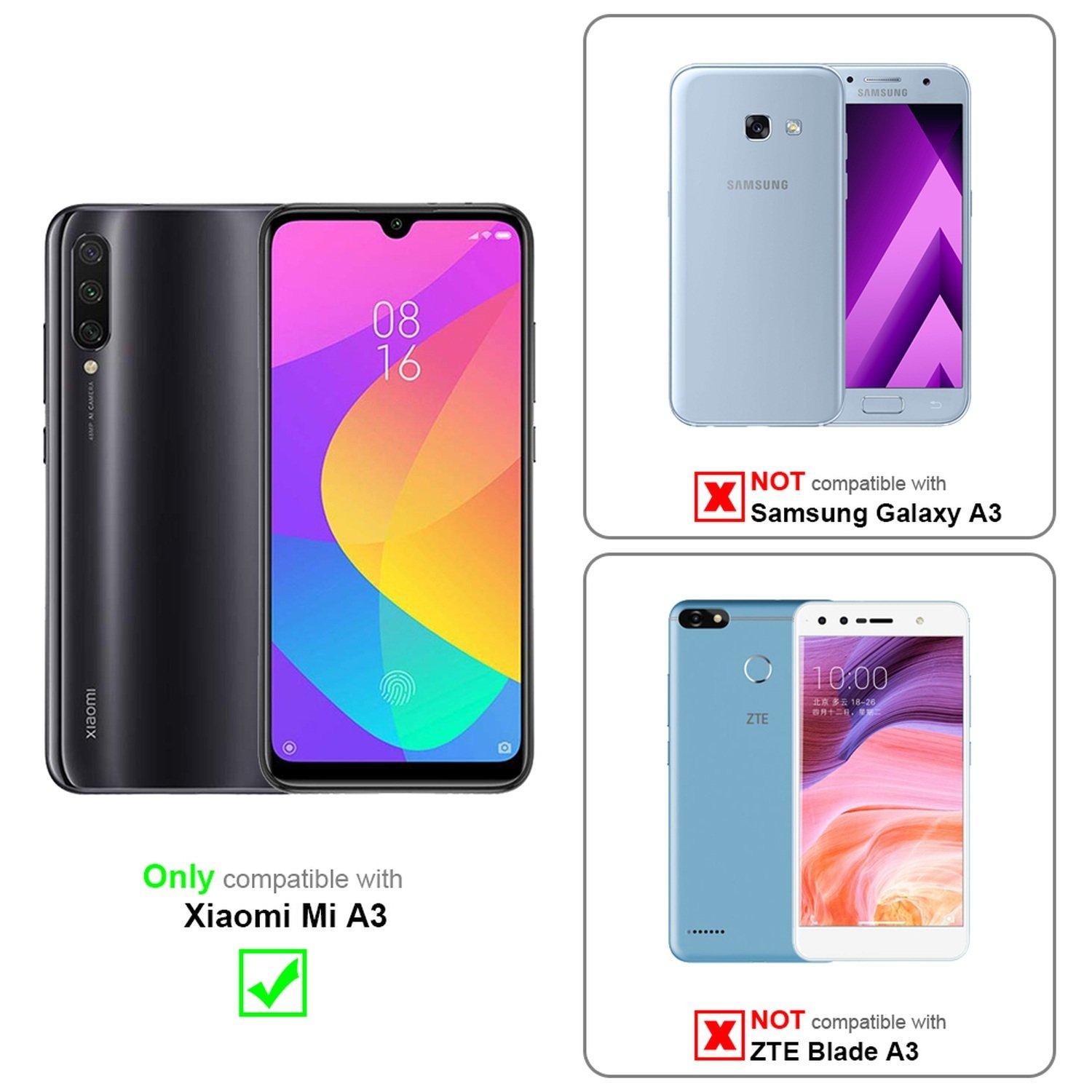 Cadorabo Hülle für Xiaomi Mi A3 Magnetverschluss, Kartenfach