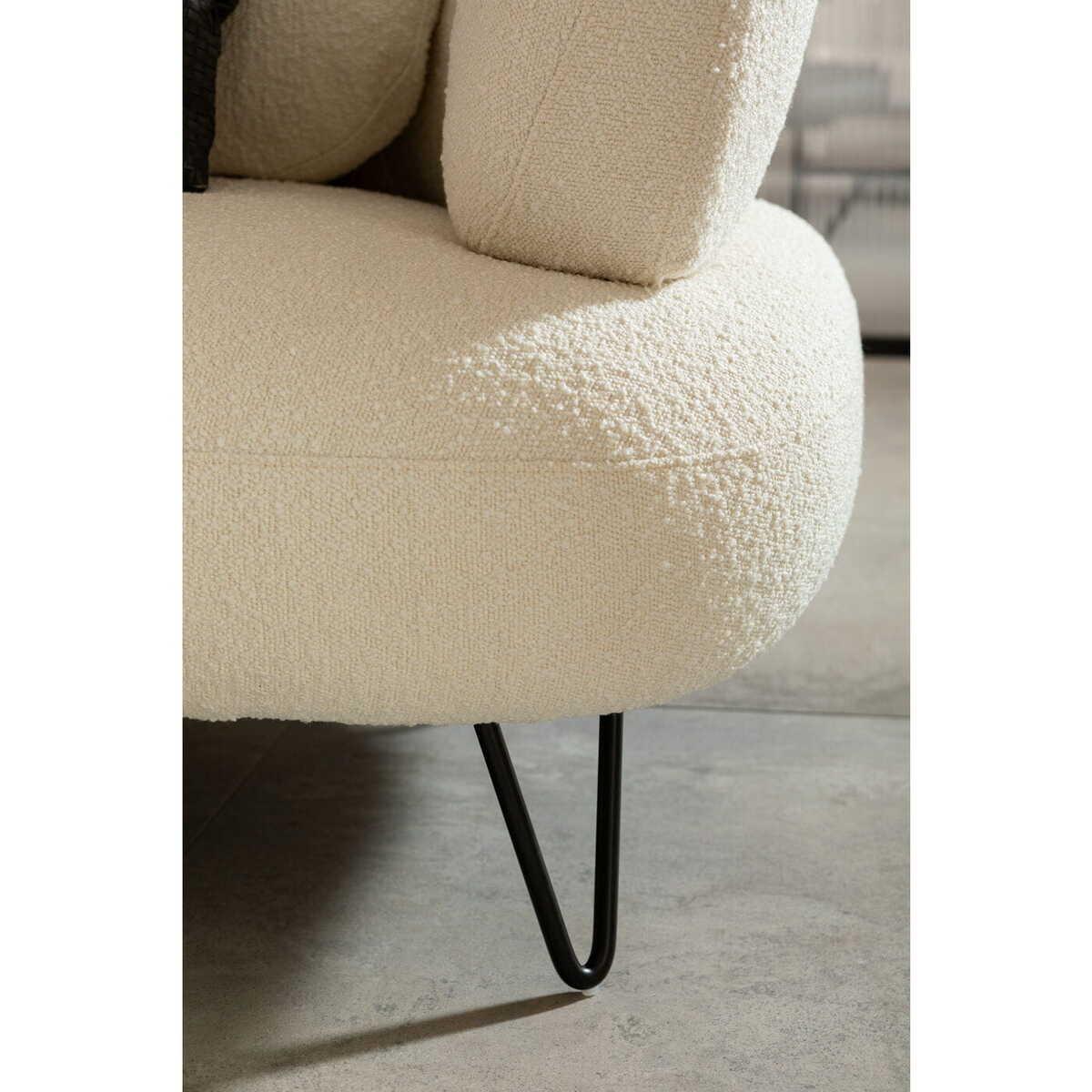 KARE Design Sofa Peppo 2-Sitzer weiss 182
