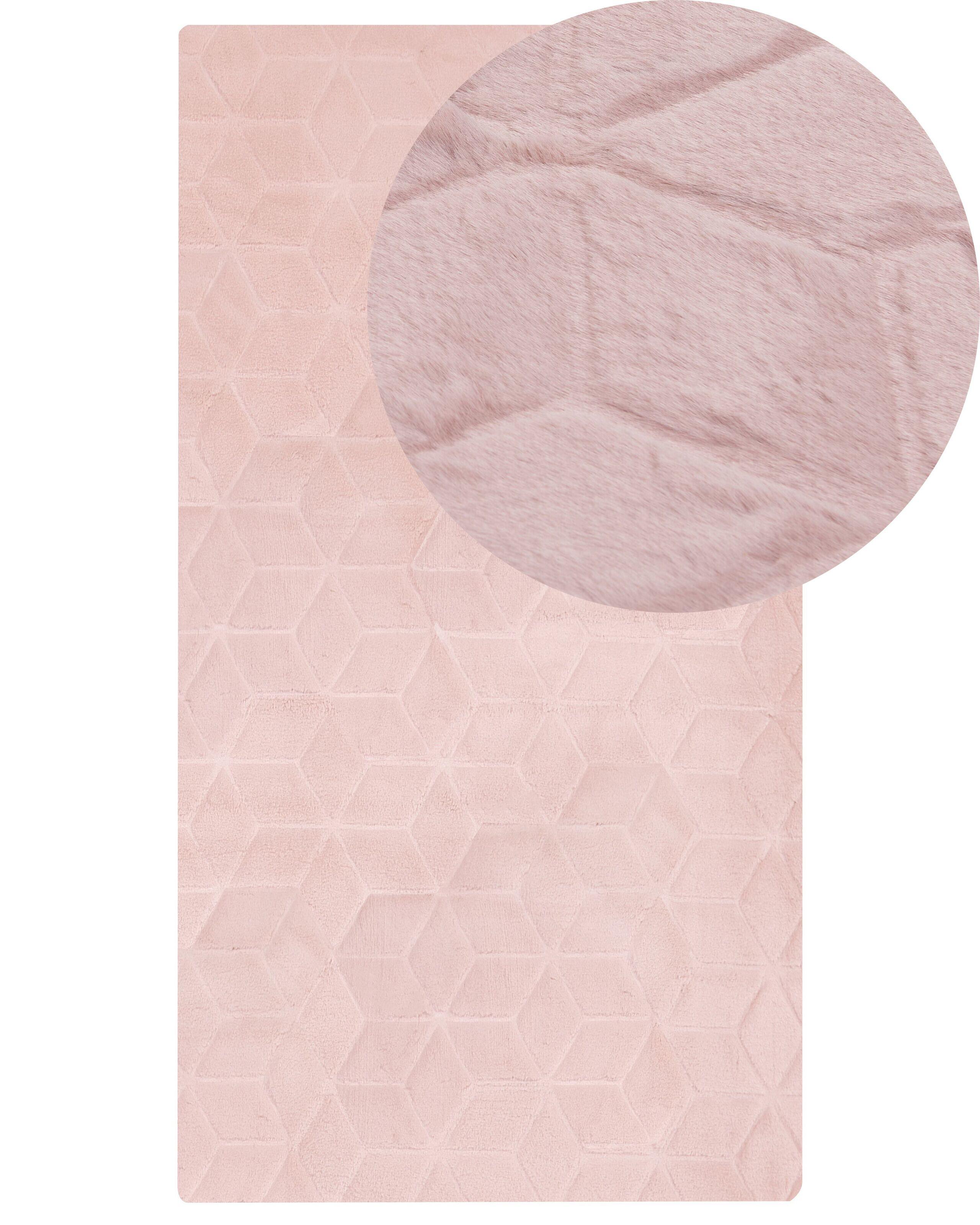 Beliani Kunstfellteppich aus Polyester Modern THATTA