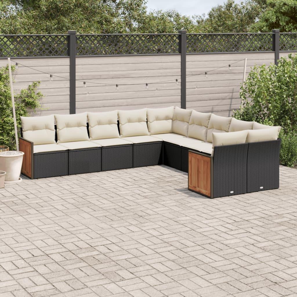 VidaXL Garten sofagarnitur poly-rattan