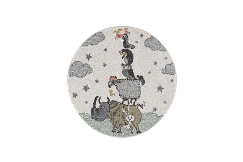 Paco Home Kinderteppich Spielteppich Kurzflor Tiere