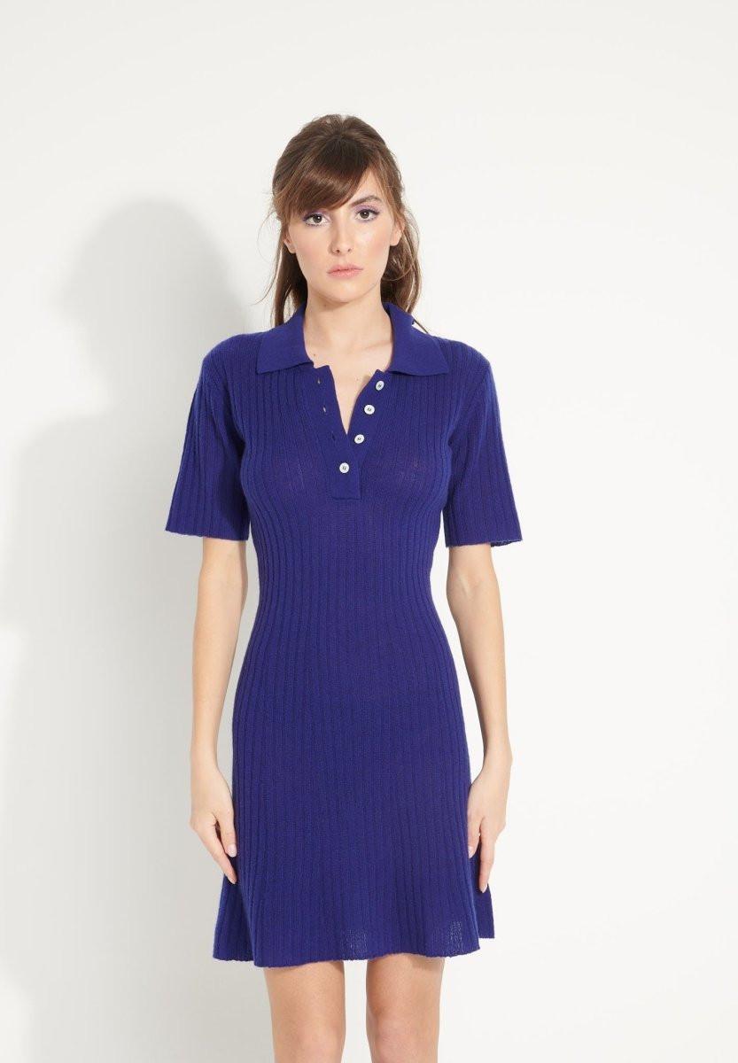 Studio Cashmere8 AVA 17 Geripptes Strickkleid