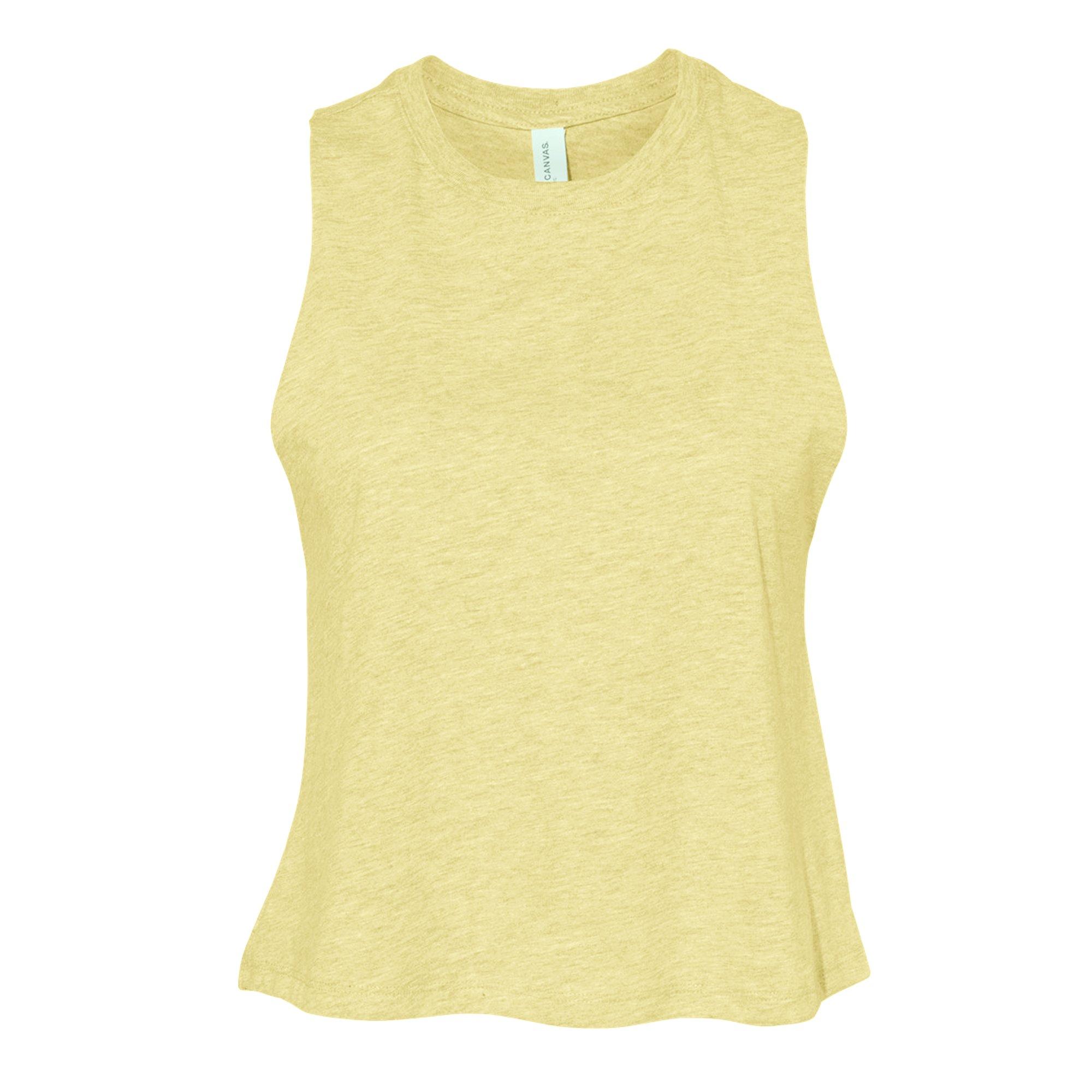 Bella + Canvas Bella Crop Tanktop mit Racerback