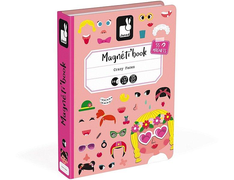 Janod Magneti'Book Gekke Gezichten