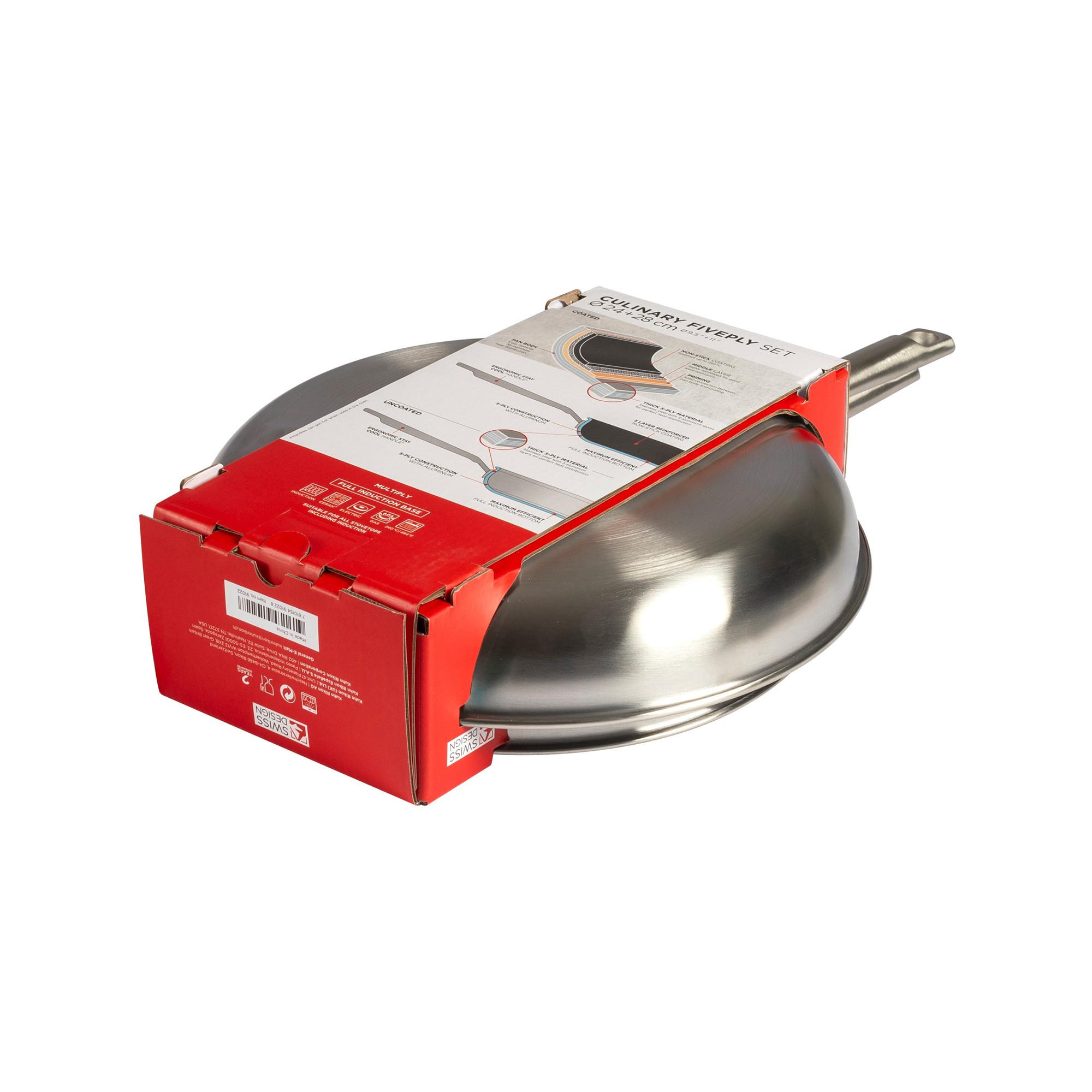 KUHN RIKON Bratpfannen-Set Culinary Fiveply
