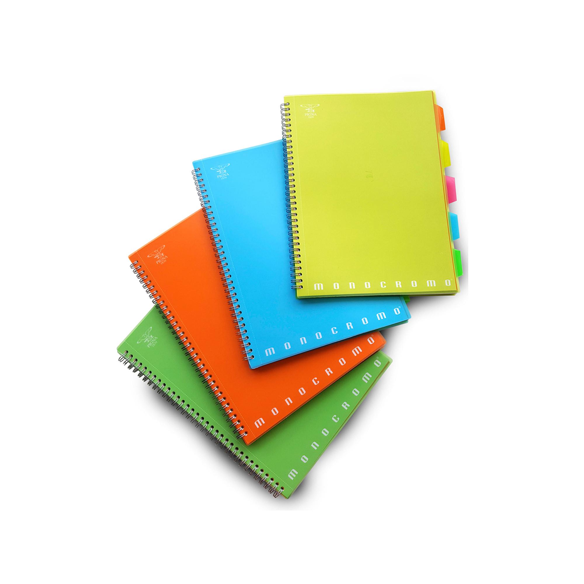 Pigna Spiralheft, Zufallsfarben
