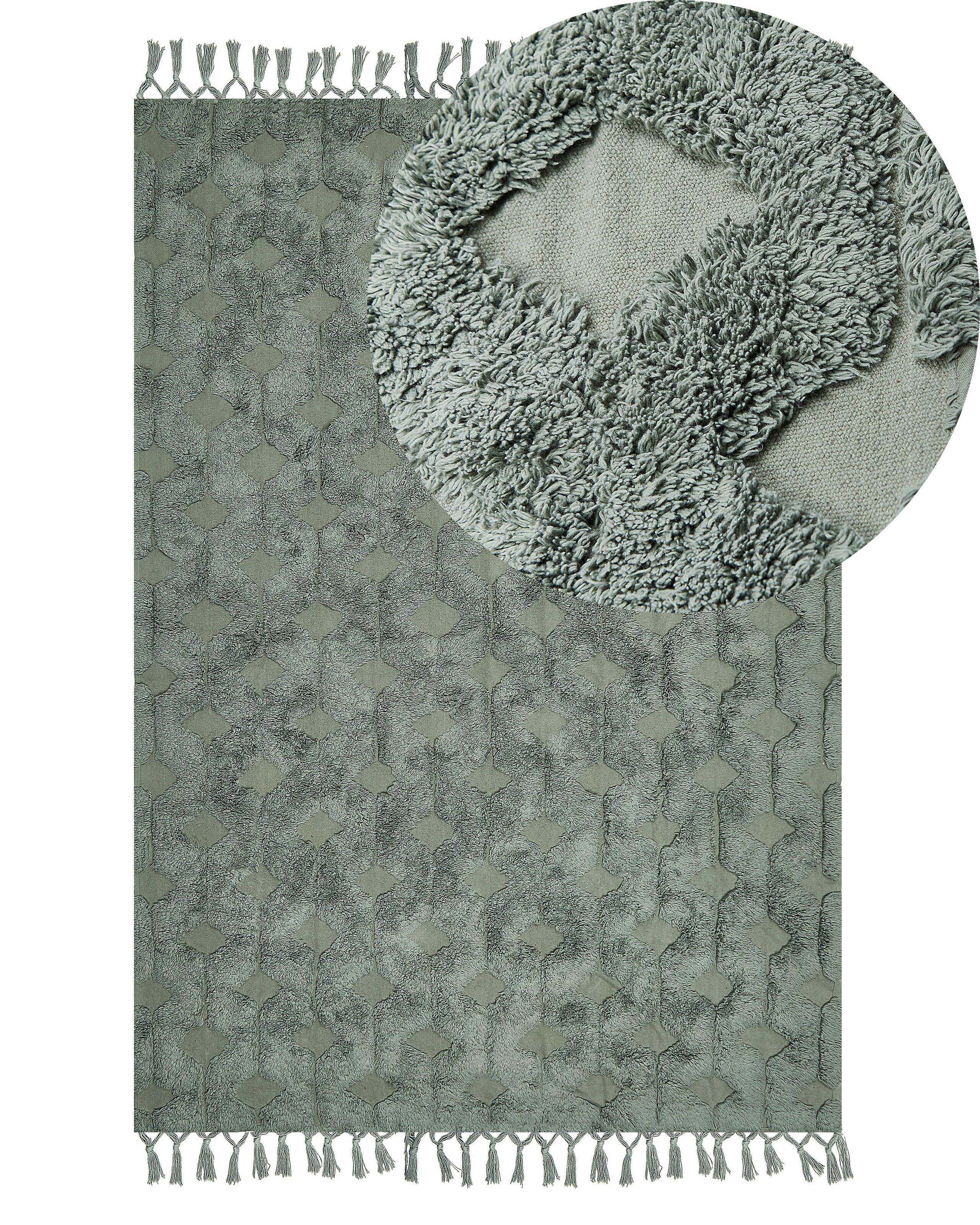Beliani Teppich aus Baumwolle Boho KARS