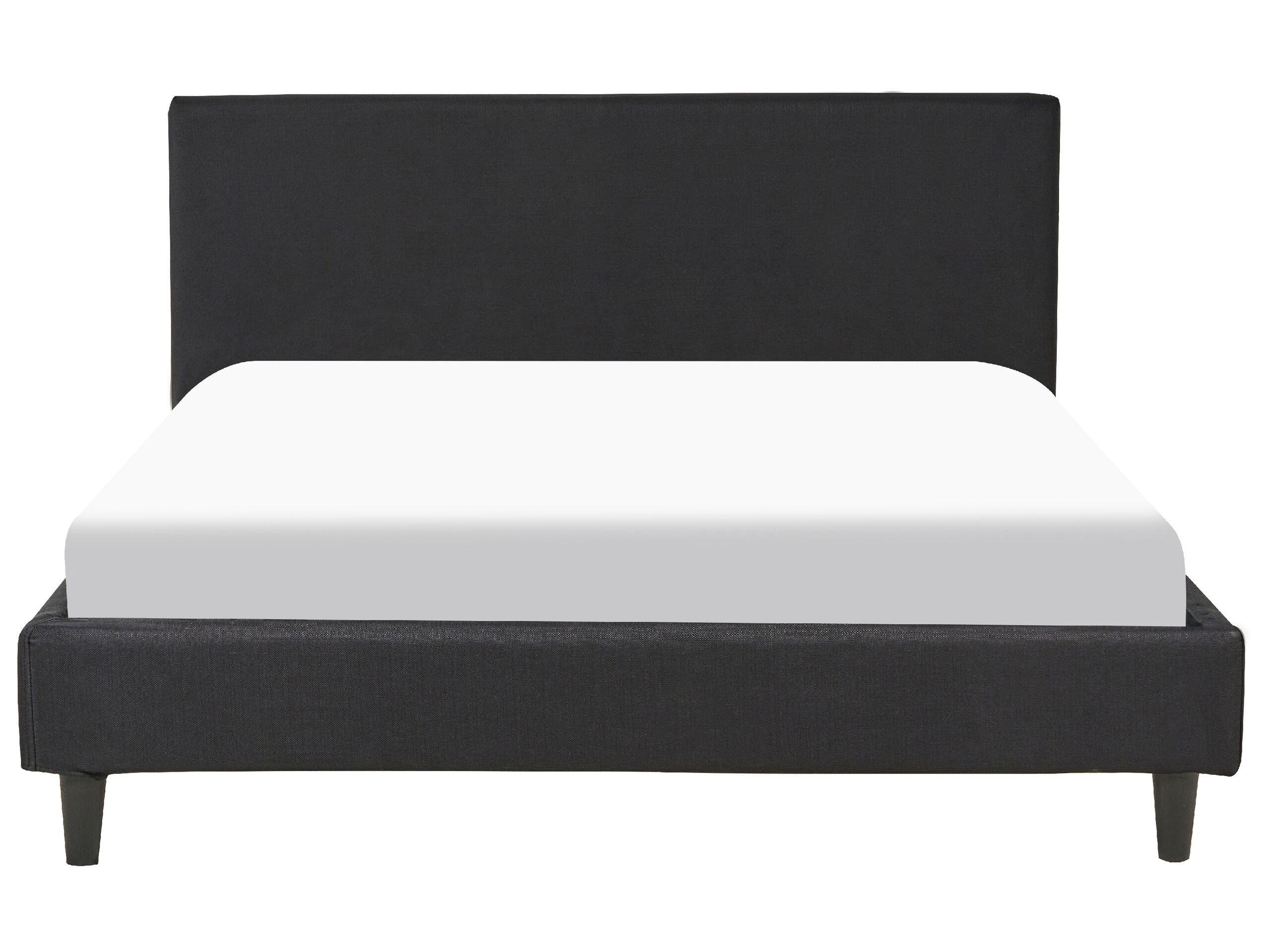 Beliani Bett mit Lattenrost aus Polyester Modern FITOU