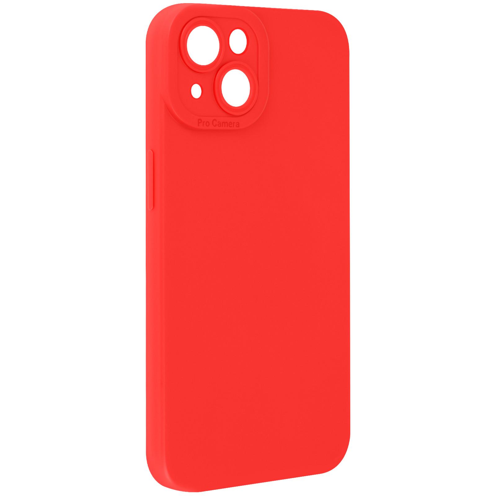 Avizar Weiche Hülle Apple iPhone 14 Rot
