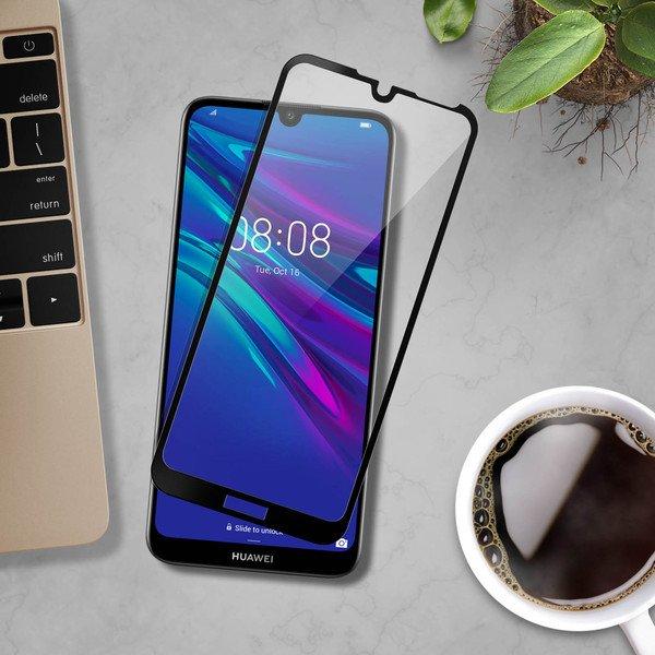 Avizar Panzerglas Folie Huawei Y6 2019 Schwarz