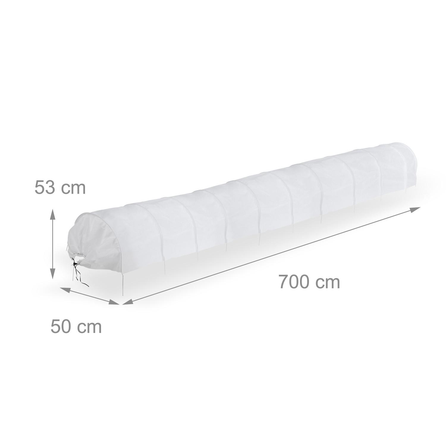 B2X Pflanztunnel aus Vlies 7 m 2er Set