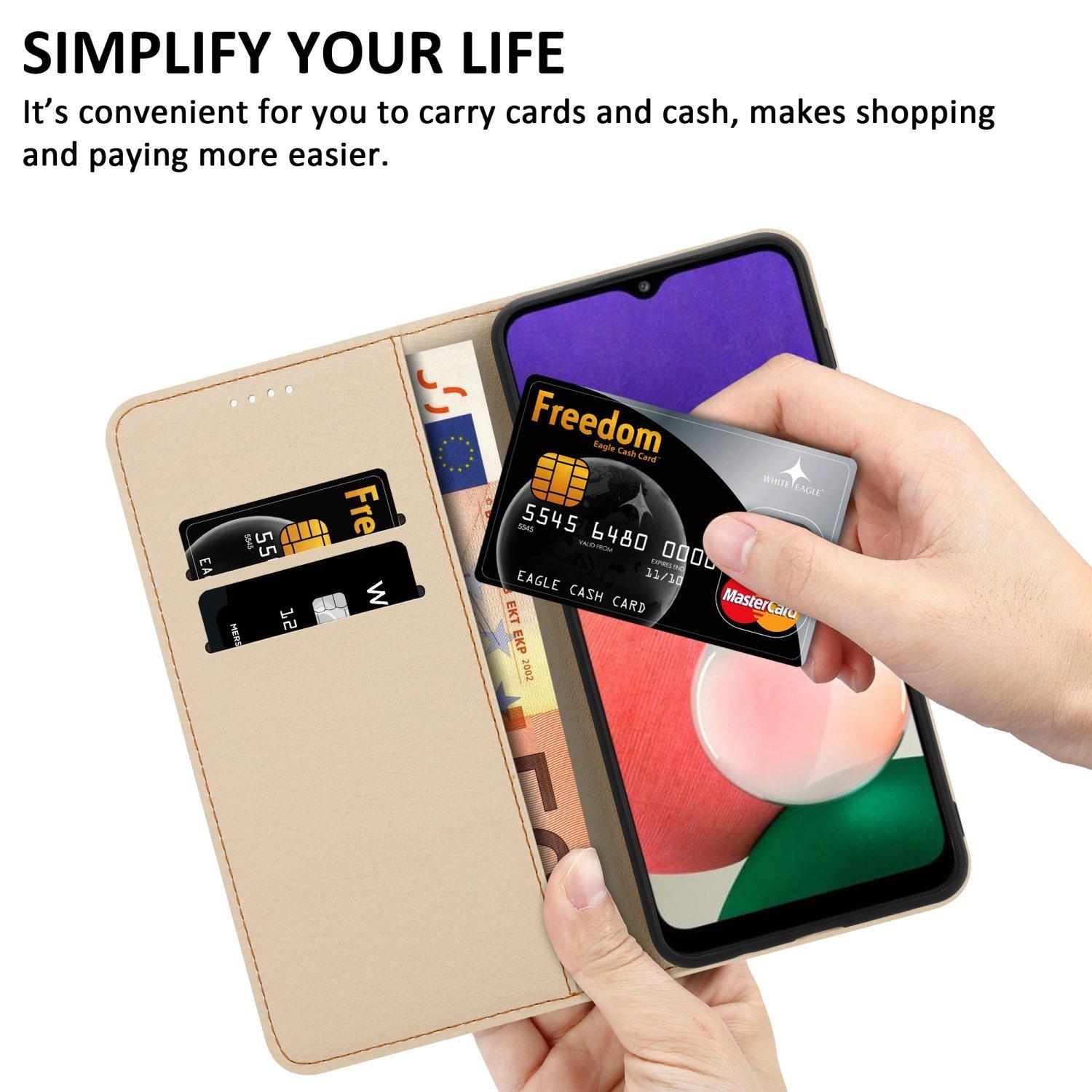 Cadorabo Hülle für Samsung Galaxy A22 5G Kartenfach