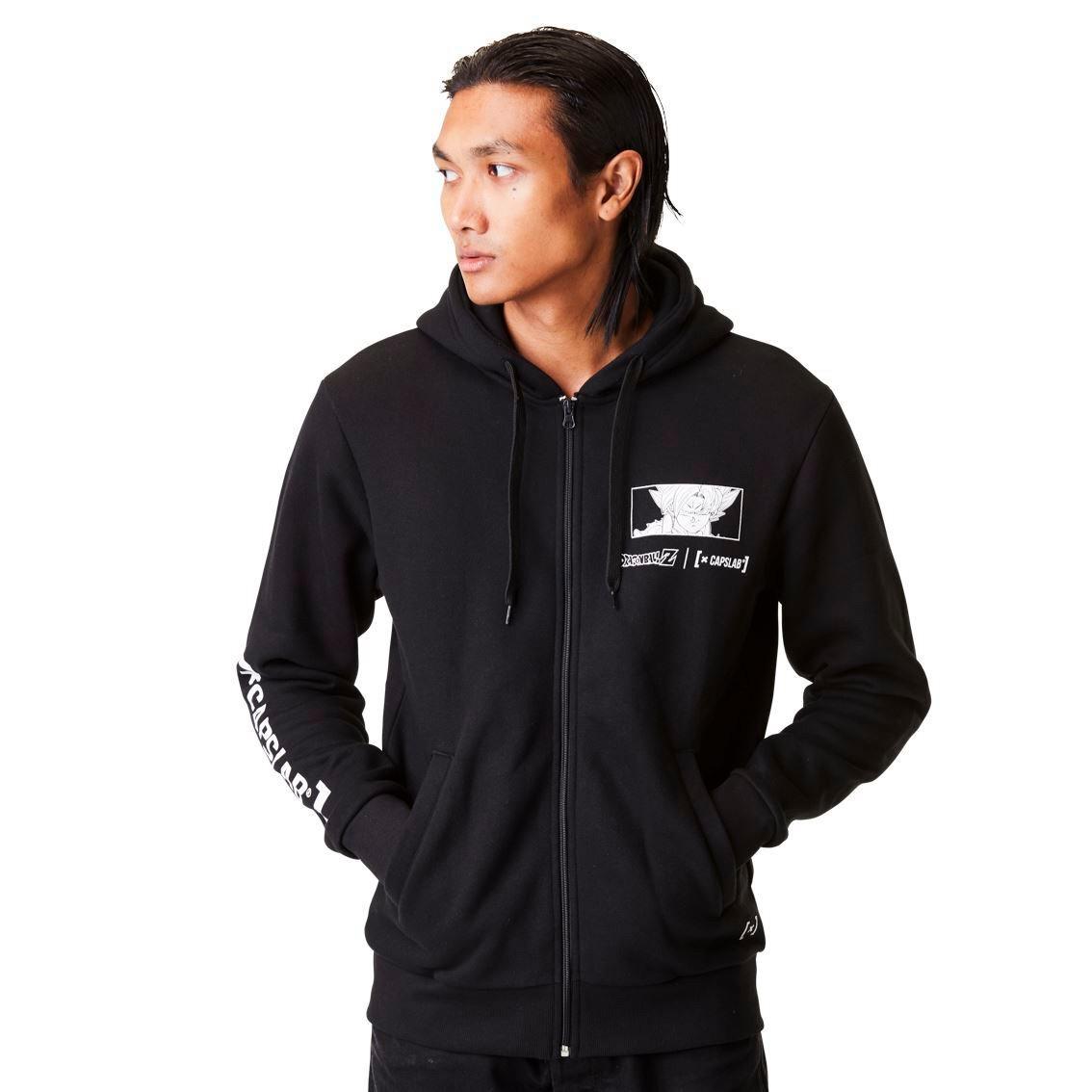 Capslab kapuzenpullover it reißverschluss dragon ball z goku