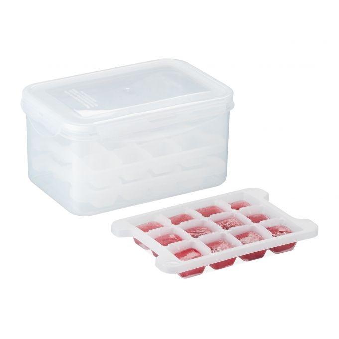 Northix Set Eiswürfelformen mit Box und Deckel