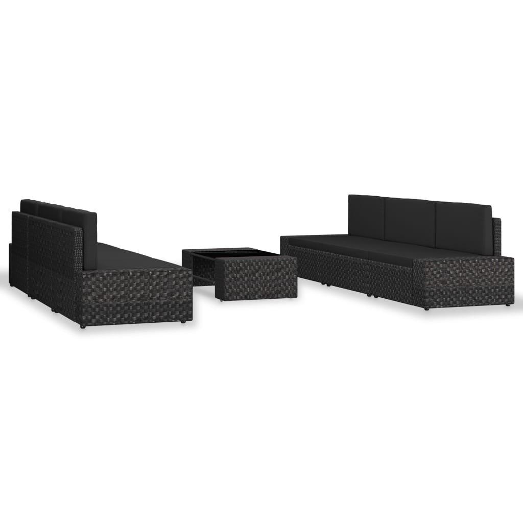 VidaXL Garten-lounge-set poly-rattan