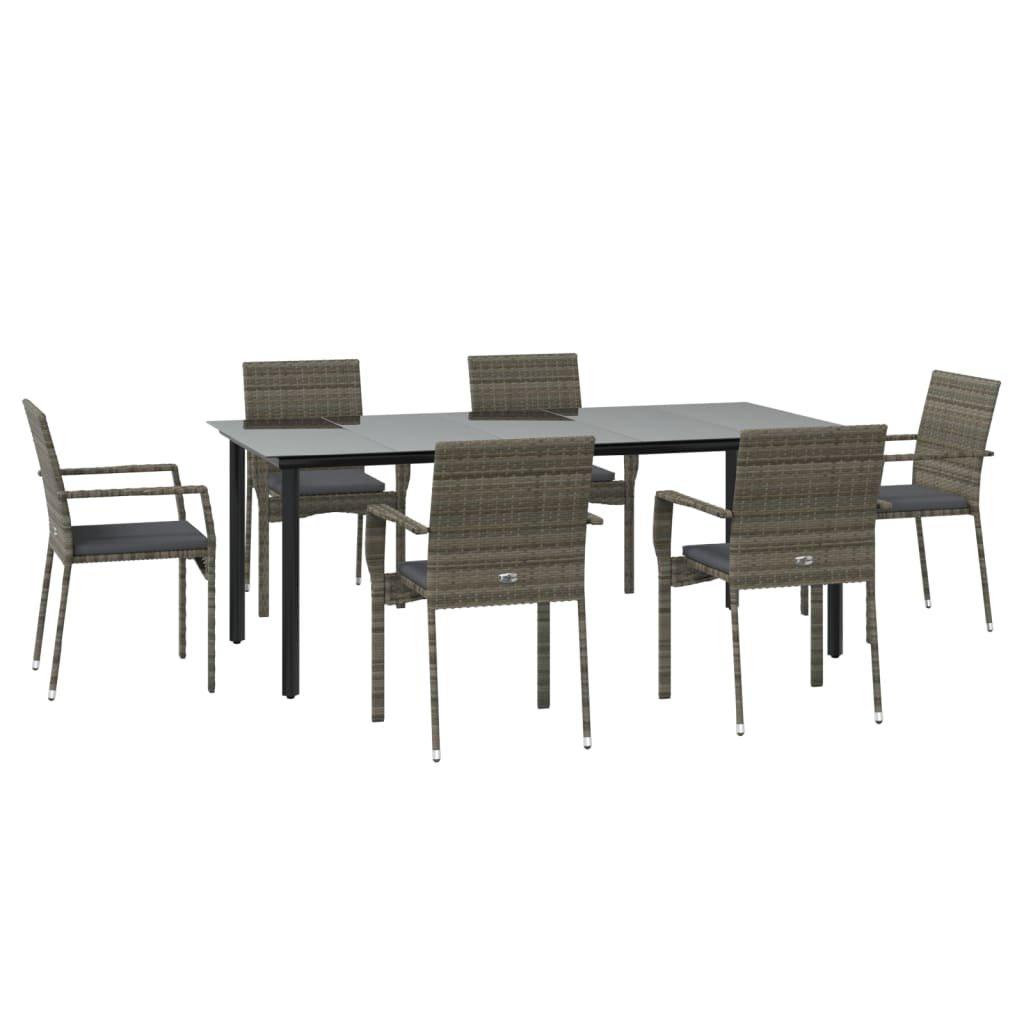 VidaXL Garten essgruppe poly-rattan