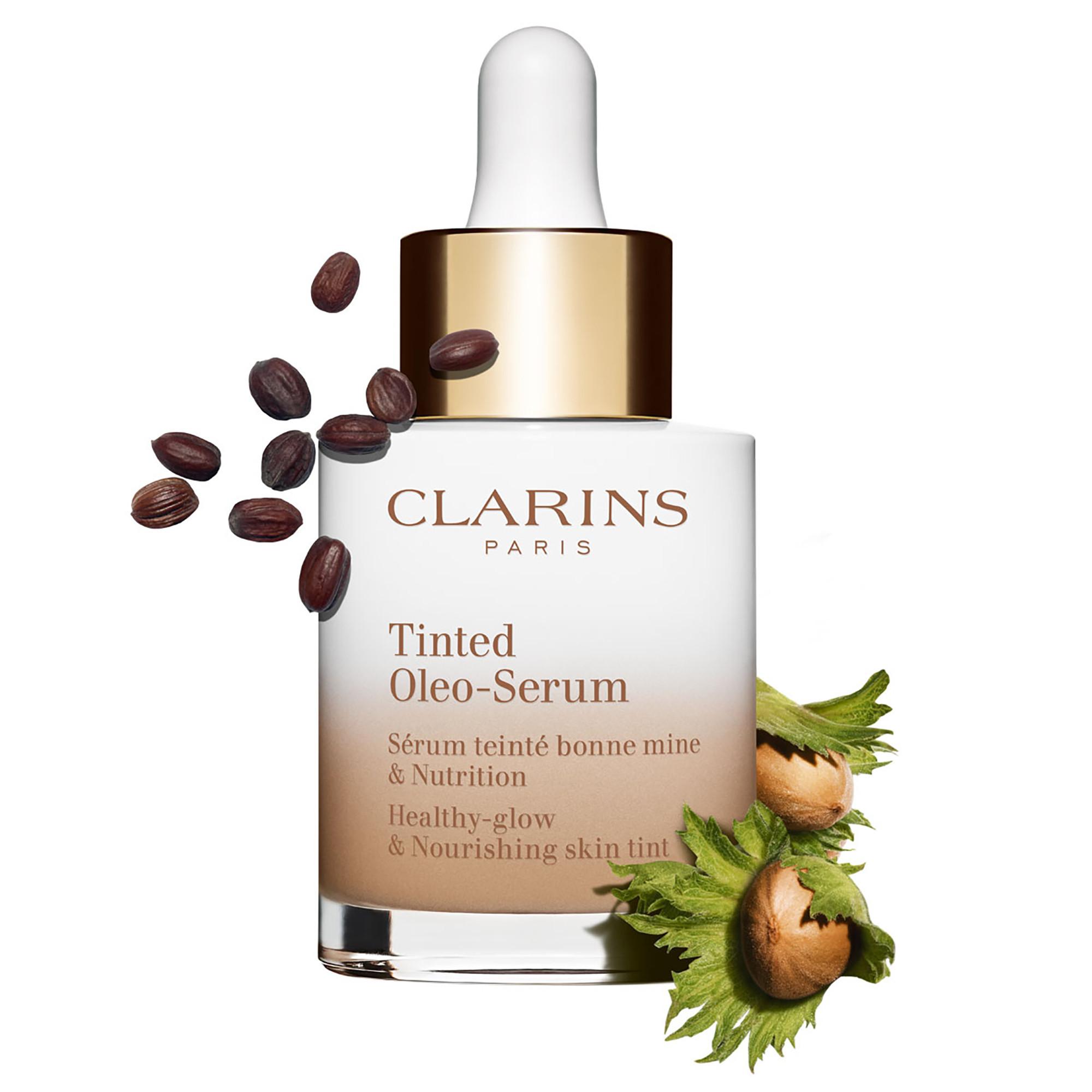 CLARINS TINTED OLEO-SERUM Tinted Oleo-Serum - Nährendes, getöntes Serum für einen gepflegten Teint