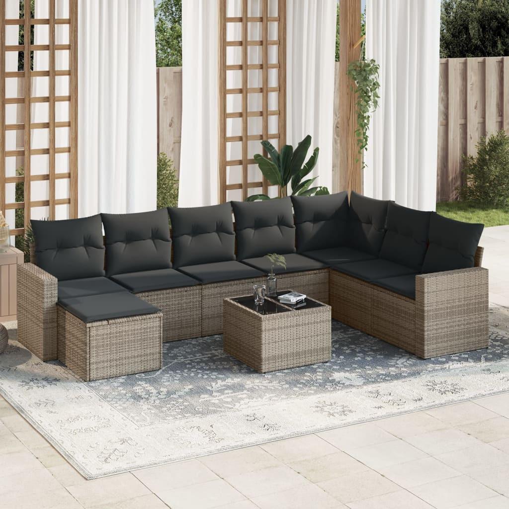 VidaXL Garten sofagarnitur poly-rattan