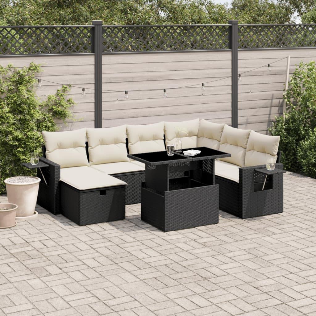 VidaXL Garten sofagarnitur poly-rattan
