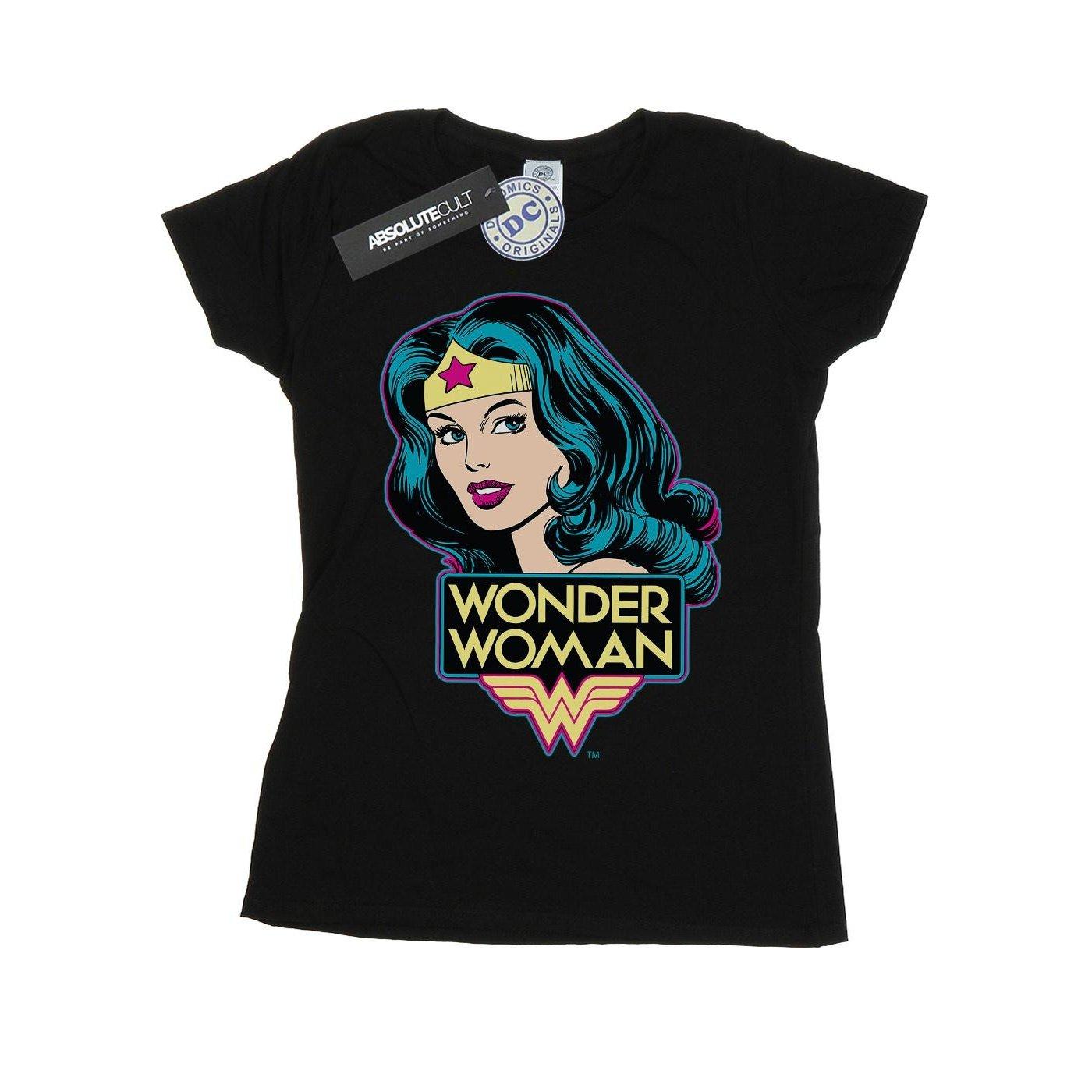 DC COMICS Wonder Woman Neon Logo T-Shirt