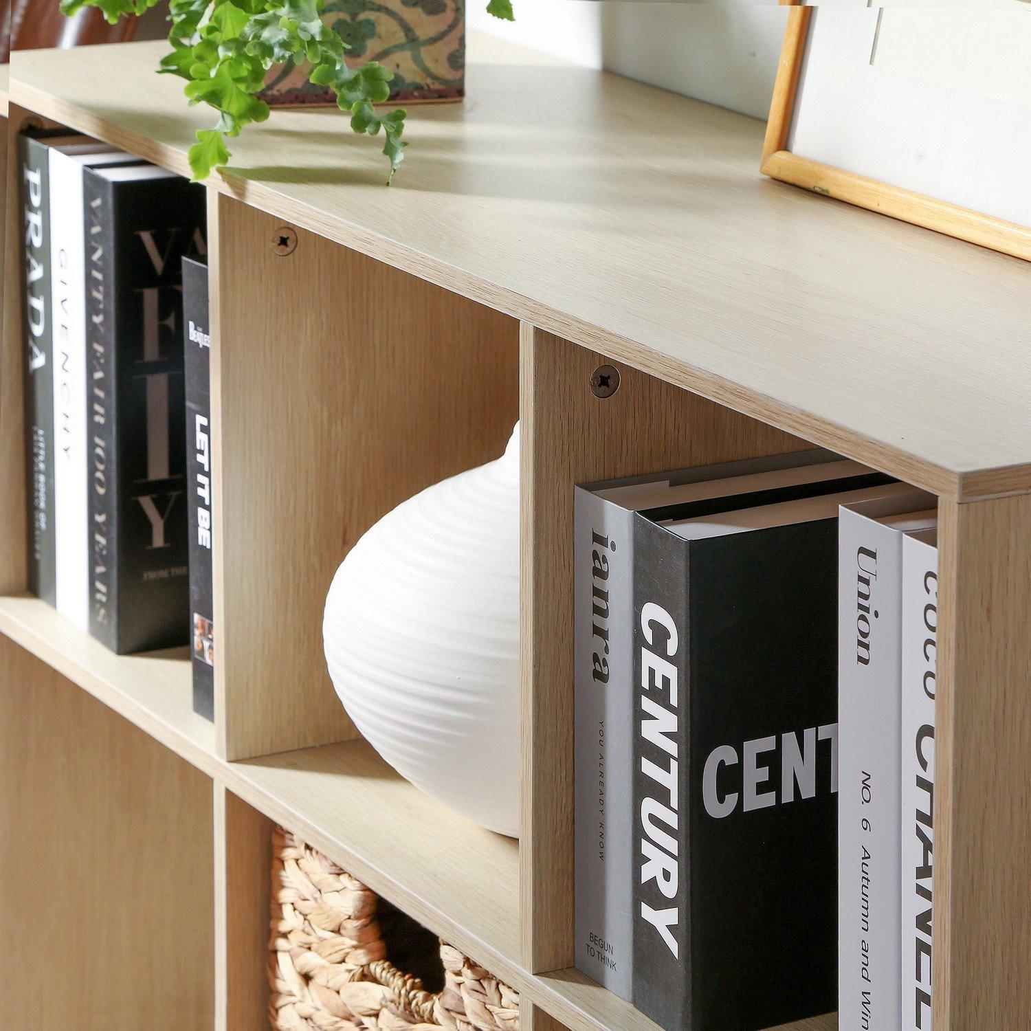 Calicosy Regal mit 6 Fächern und metallbeinen