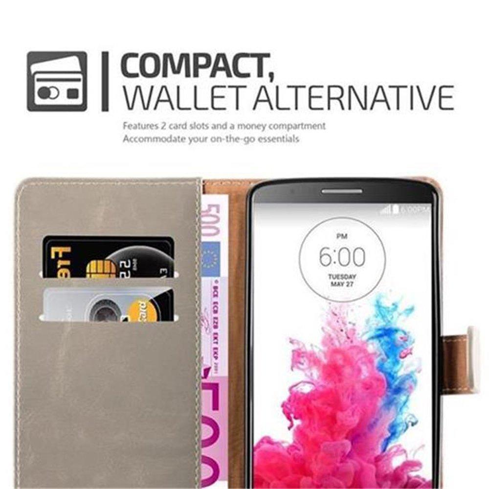 Cadorabo Hülle für LG G3 Magnetverschluss, Kartenfach