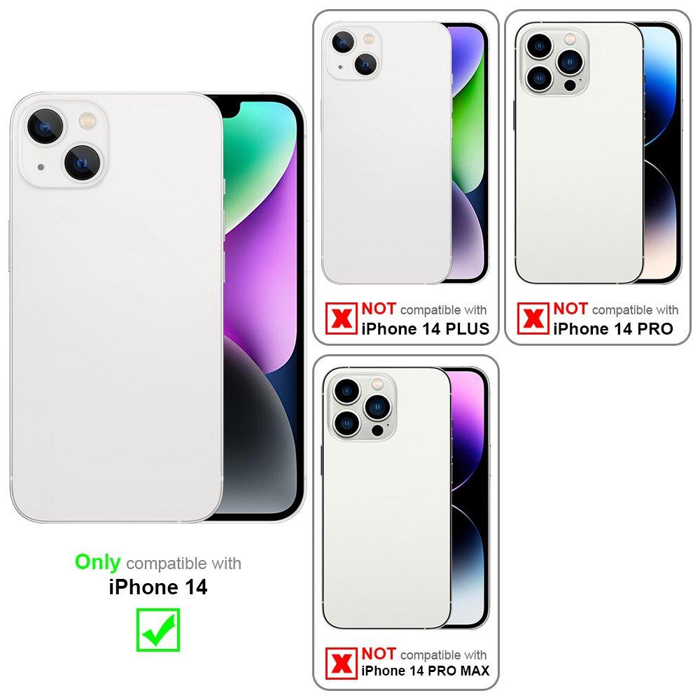 Cadorabo Hülle für Apple iPhone 14 Magnetverschluss, Standfunktion
